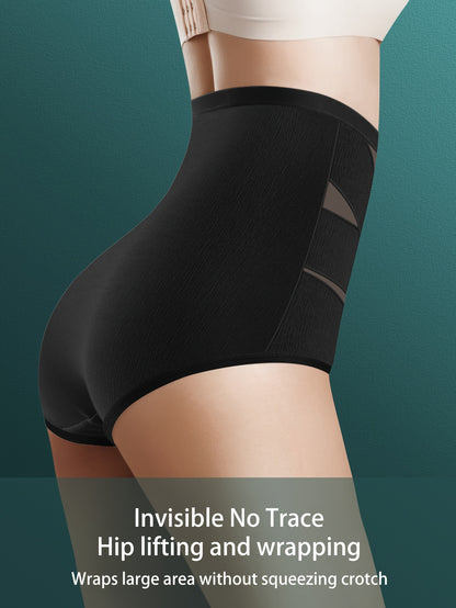 3 Pack High Waist Body Shaping Panties, Tummy Control Hi-Waist Short for Women