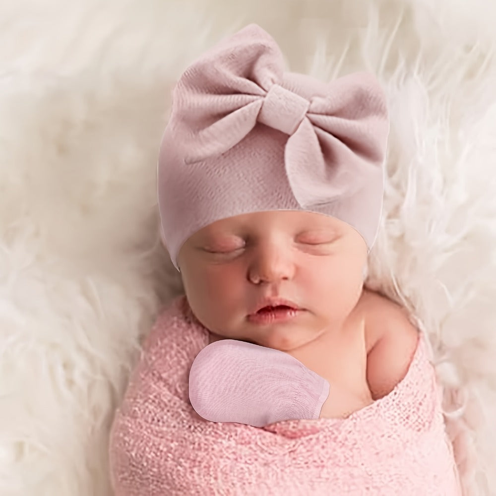 Newborn Hat and Mitten Set - 10-Piece