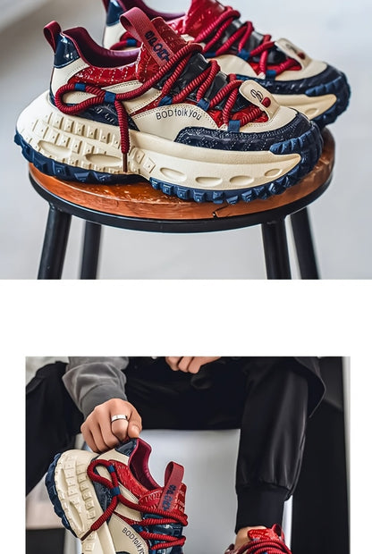 Men's Sneakers - Non-Slip Sole Platform Sole for Outdoor & Travel 515301