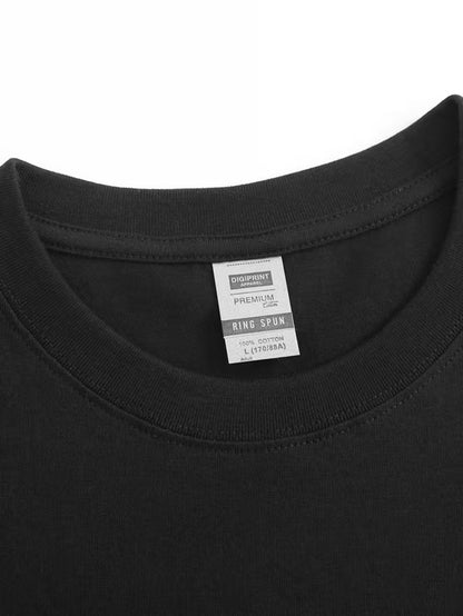 Short-sleeved T-shirt, Made of Pure Cotton with Ultra-comfortable Fabric, Round Neck, Casual Style, Short Sleeves, Medium Elastic Fabric, Regular Fit, Suitable for All Seasons. Perfect for Easter Parties.