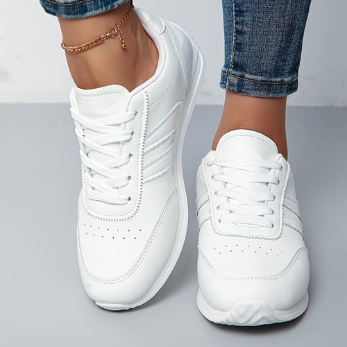 Sneakers, Women's New Casual Sports Shoes with Thick Sole And Round Toe Straps, Fashionable And Comfortable to Wear, Versatile And Oversized Women's Shoes