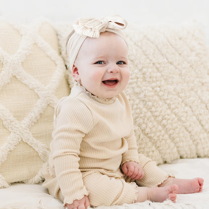8-Pack Baby Headbands: Soft Nylon Elastic Hair Bows for Newborns, Infants And Toddlers | Daily Wear And Photoshoots