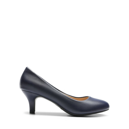 Women's Classic Dress Shoes Comfortable Low Heel Pump Shoes Solid Color Pumps