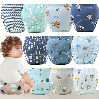 Baby Reusable Training Pants - 12-Pack Animal Print