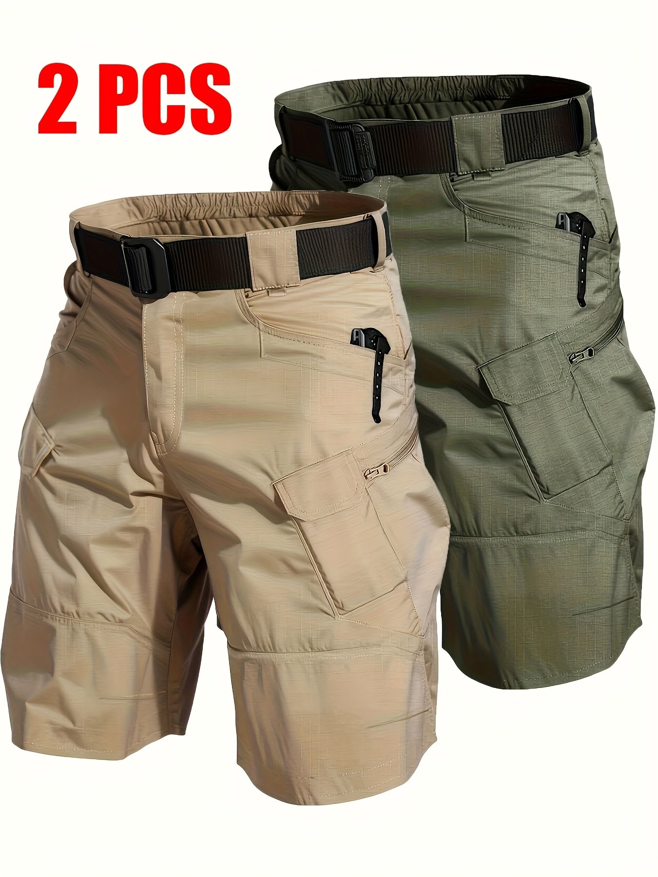 Men's Black+gray Shorts - product view 22