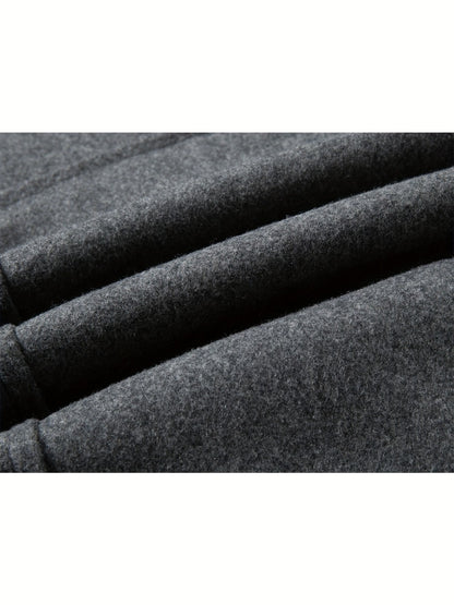 Men's Versatile Fleece Single-Breasted Coat