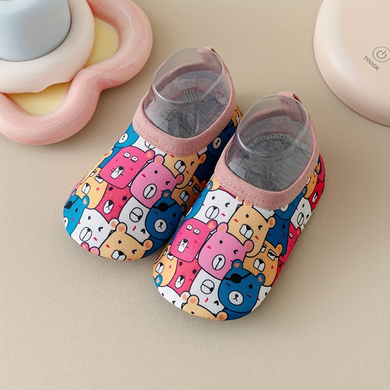 New Arrival 2-pair Pc Cute Breathable And Soft Animal Cartoon Slip-on Toddler Shoes Floor Socks Non-slip Soft Sole for Toddler And Children