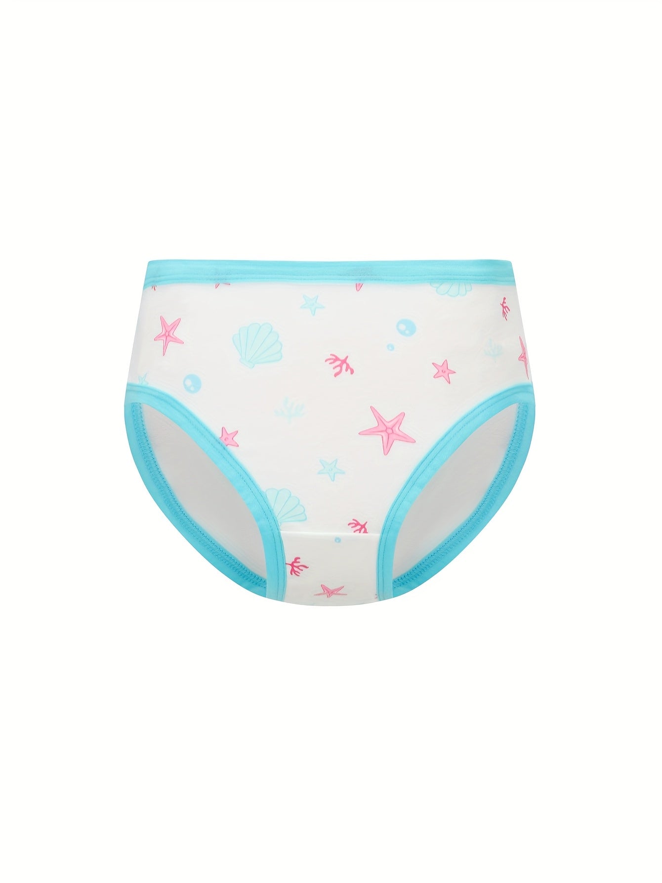 8pcs Girls Cotton Briefs Soft Cute Animal Print Girls Underwear