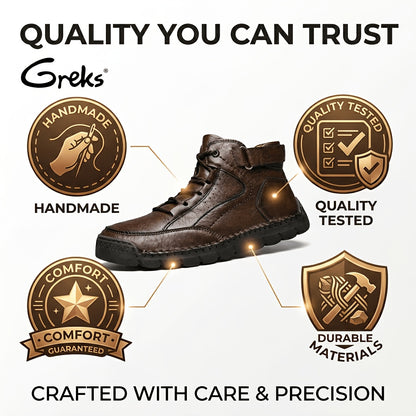 [Casual Walking Shoes] Men's Casual Shoes Ankle Chukka Boots Slip On Lightweight Loafers Mid Top Walking Driving Shoes For Male