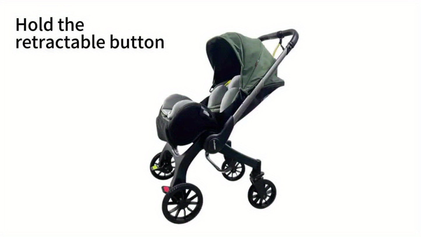 Baby Stroller - Foldable Adjustable Travel Metal