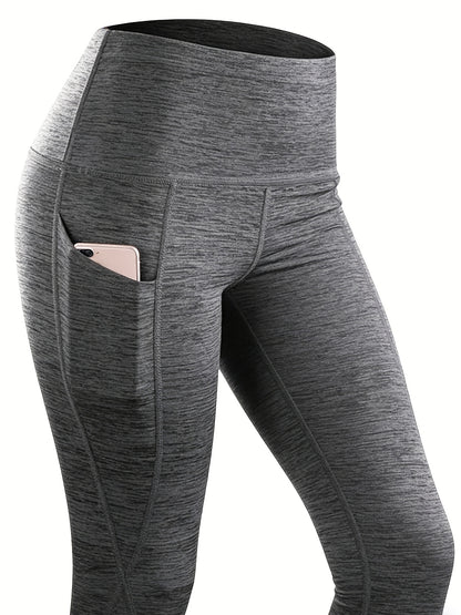 4-Pack Women'S High Waist Leggings - Ultra Soft Yoga Pants for Fitness And Everyday | Medium Stretch, All-Season | Black/Gray/Purple/Burgundy