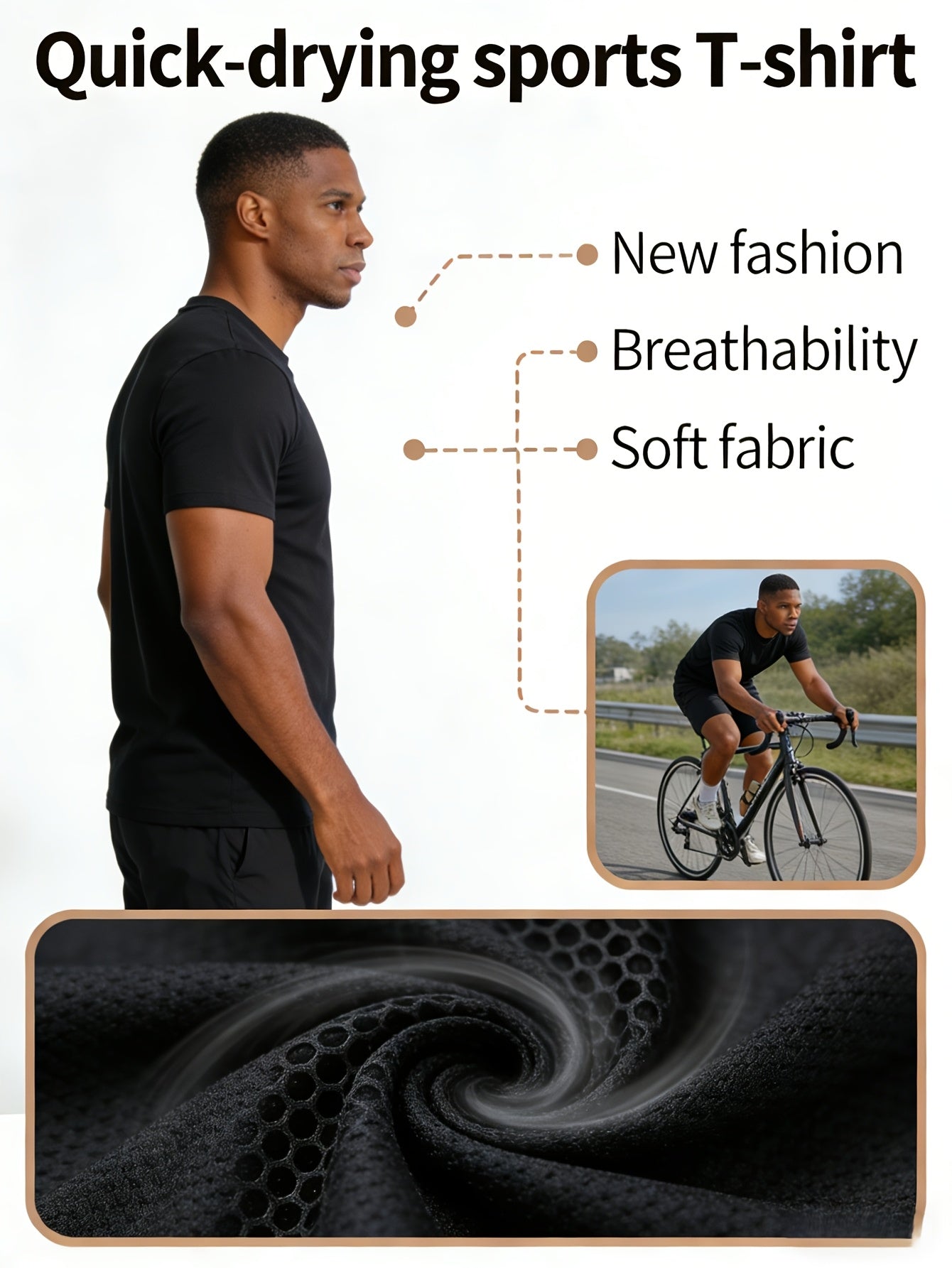 Men'S 8 Pack Workout Shirts Quick-Drying Breathable Cooling Mesh Athletic T-Shirts, Moisture Wicking Short Sleeve Gym Running Tops, Mens Clothes Value Set, Butfits For Men, Practical Gifts For Boyfriend Camiseta Para Hombre