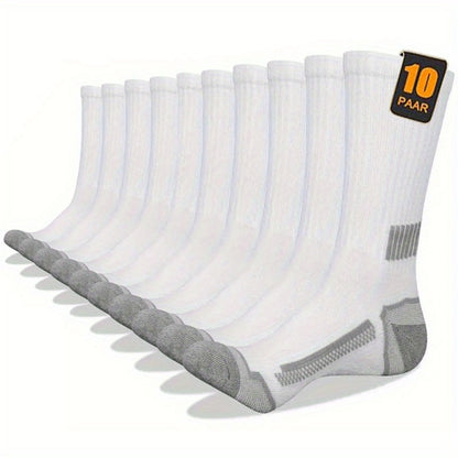 Men's Athletic Socks - 10-Pair Pack