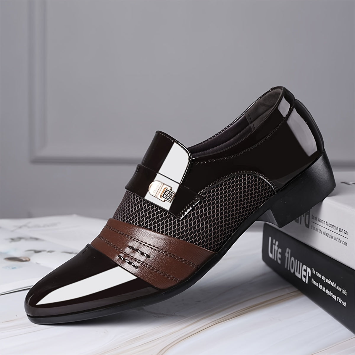 Men's Casual Slip-On Shoes - Slip-On Ease
