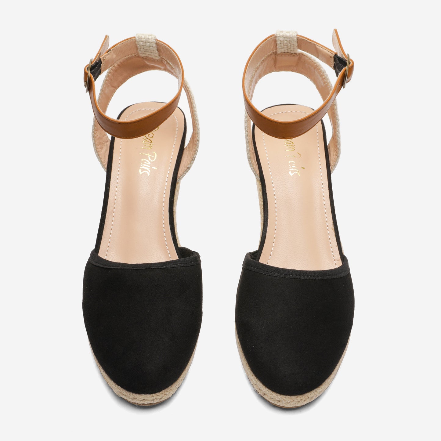 Women's Ankle Strap Closed Toe Espadrille Wedge Heels Sandals, Versatile and Stylish for weddings, shopping, dating, with wrap dresses, jeans, skirts, shorts, jumpsuits, for formal or casual occasions