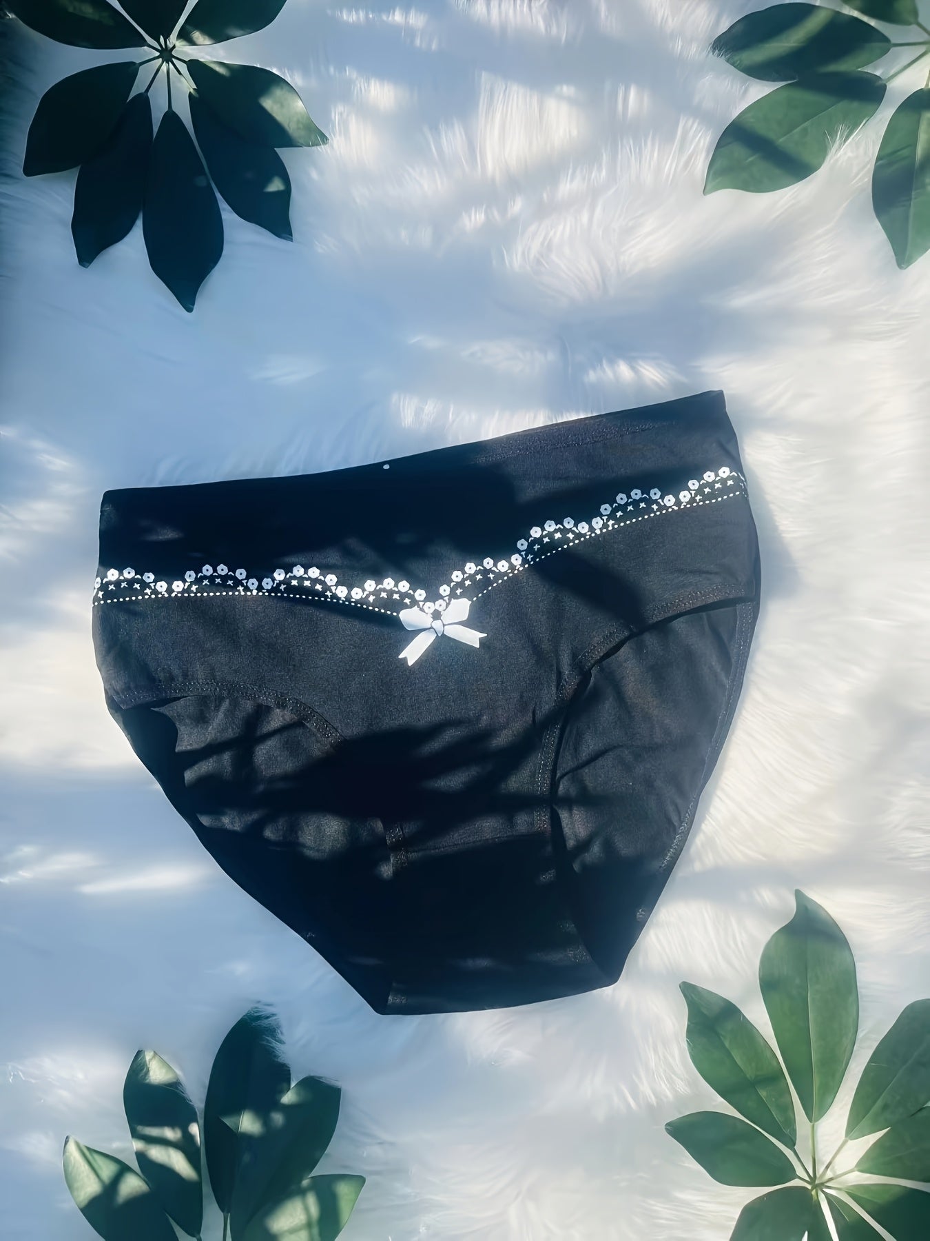 [Women Underwear] 12pcs Set Of Women'S Underwear, Decorated With Butterfly Flower Decorations, Skin Friendly And Breathable, Comfortable And Soft, Elegant And Fashionable Women'S Underwear