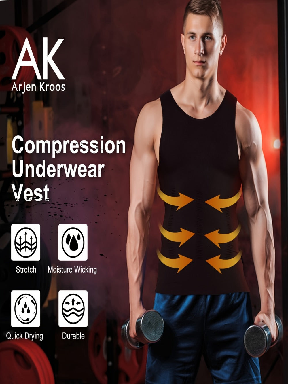 Men's Solid Color Tank Top - Sleeveless 018021