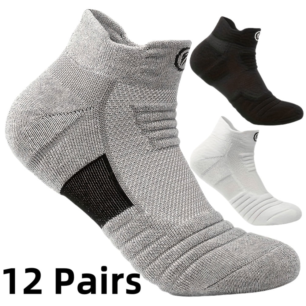 Men's Athletic Socks - 12-Pair Pack