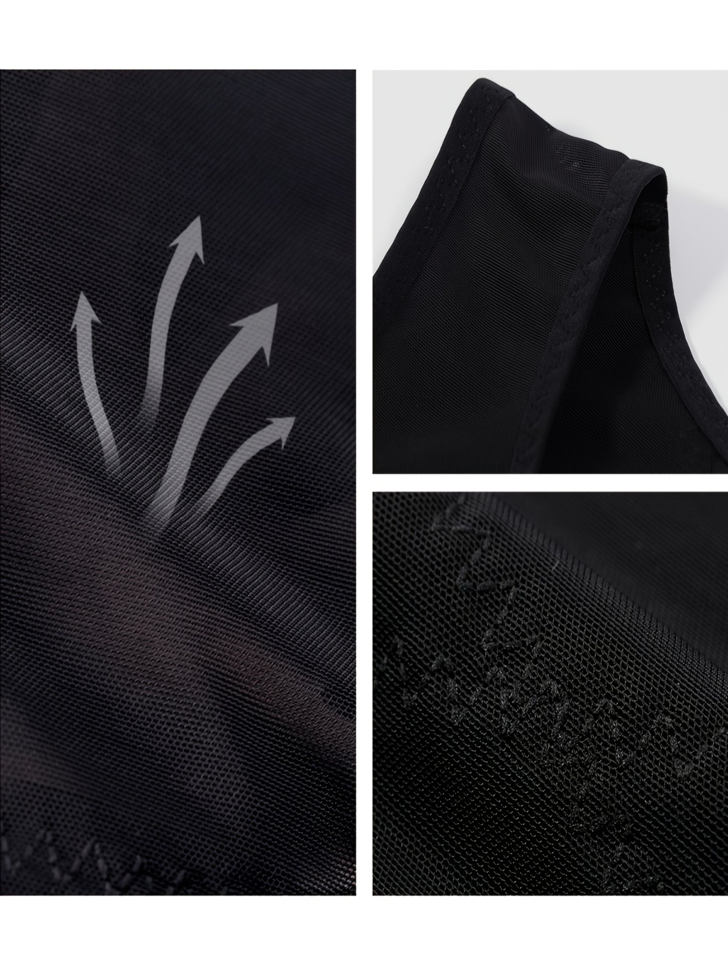 5-Pack Men'S Compression Shirts - Tummy Control Waist Trainer Vest, Sleeveless Body Shaper with Neoprene Filler, Medium Stretch Athletic Base Layer for Workout & Casual Wear, Ruched Design for Enhanced Support, All-Season Slimming Shapewear, Waist Trainer