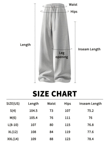 3pcs Summer Spring And Summer Trendy Versatile Pants [Soft Joggers] [Sizes Run Large, Recommend Choosing One Size Smaller] Women'S Soft Joggers - Loose Fit, Elastic Waist with Drawstring, Double Side Pockets - Machine Washable