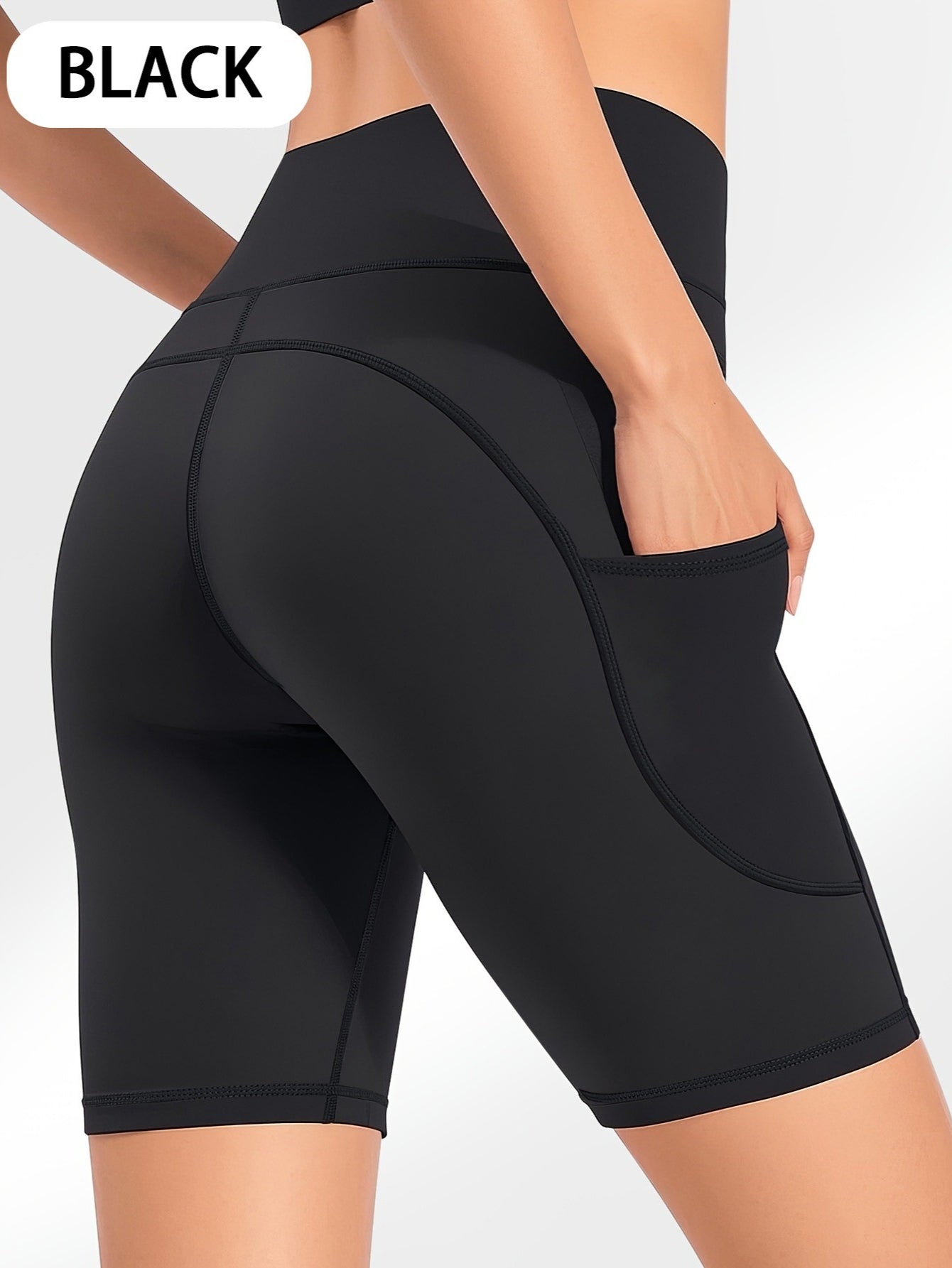 Women's Mixed colors Slim-Fit Shorts - product view 11