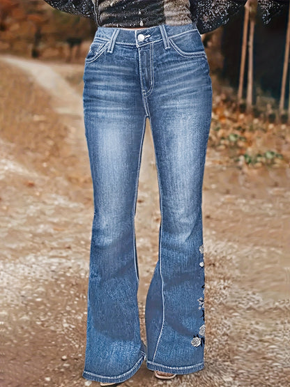 Black High-Waist Jeans - product view 45
