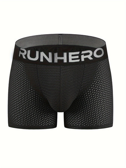 New Men'S Boxers Featuring Butt Pads, Made from Breathable Mesh, Designed for Comfort And Elasticity, Perfect for Lounging at for home