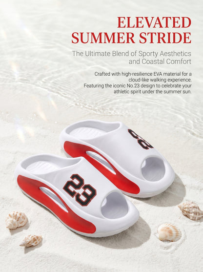 Men's Summer Sandals with 23-Number Design, Open-Toe Sports Slippers for Indoor and Outdoor Use All Seasons