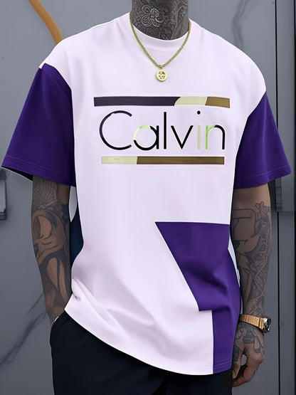Men's Graphic Print T-Shirt - Crew Neck Short Sleeve 329893