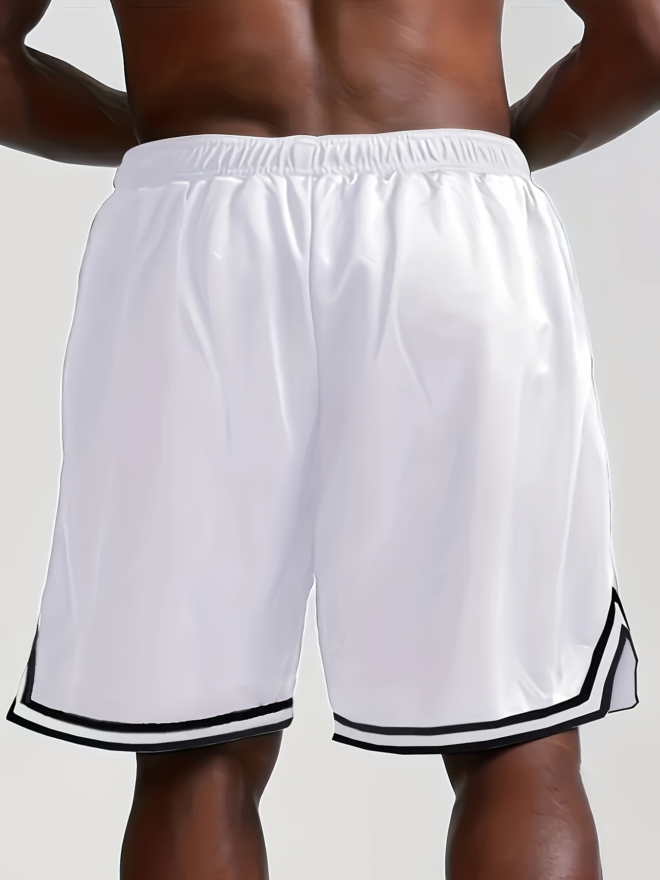 Men'S Casual Five-Point Basketball Shorts - 3pcs, Lightweight And Quick-Drying for Summer