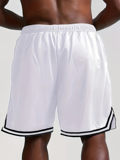 Men'S Casual Five-Point Basketball Shorts - 3pcs, Lightweight And Quick-Drying for Summer
