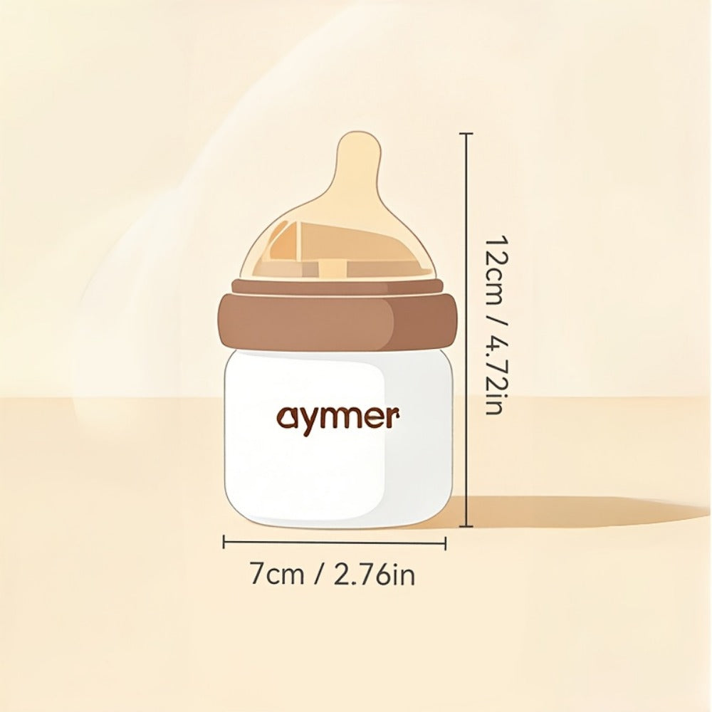 Anti-Colic Baby Bottle Set - Wide-Neck Leak-Resistant Design Style 8789