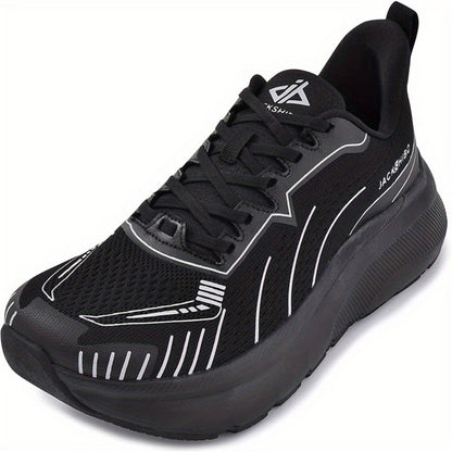 Men's Running Shoes - Cushioned Support & Wide Toe Comfort