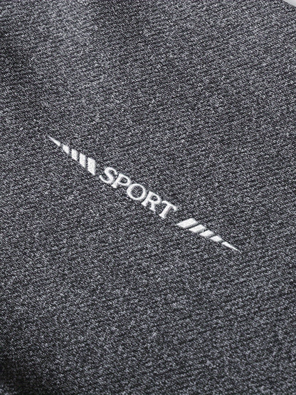 Men'S Casual Zip-Up Jacket And Sweatpants Set for Spring And Autumn Sports