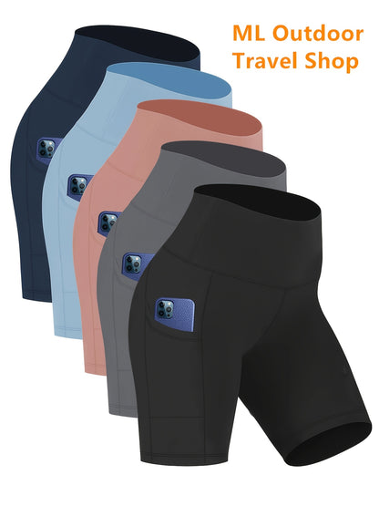 1pc Summer Women'S Yoga Shorts, Women'S Cycling Shorts, Quick Drying Sports Shorts, High Stretch Running And Fitness Shorts, Suitable For Yoga Pilates