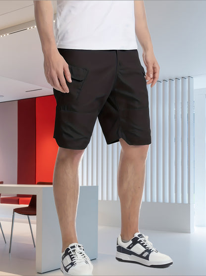 Men's Black+gray Shorts - product view 8