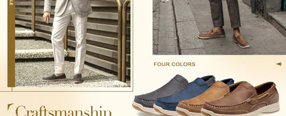 Men's Boat Shoes - Lightweight Casual Style 487205