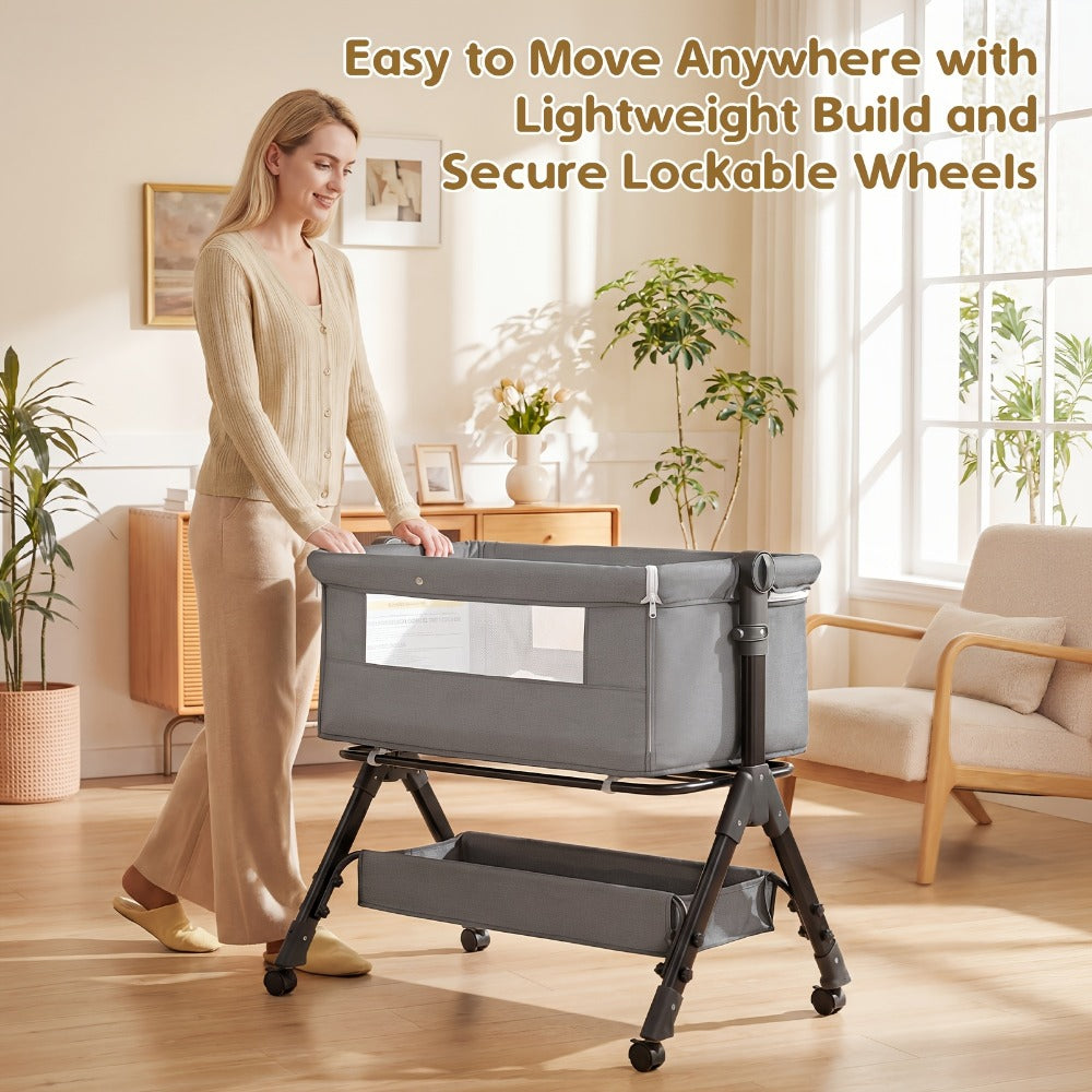 Baby Bassinet - Bedside 3in Sleeper Wheels