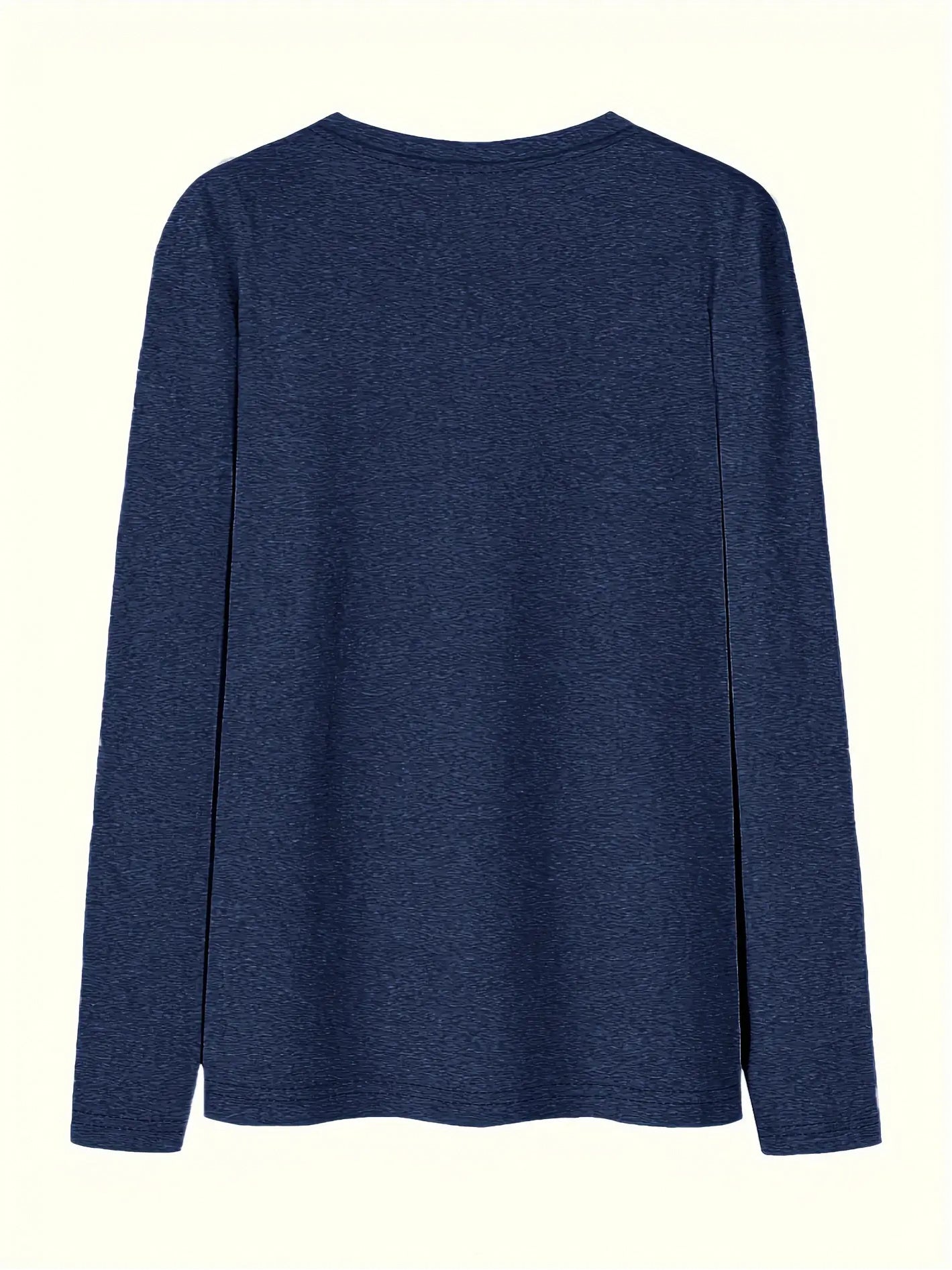 Women'S Casual Sweatshirt, Printed Design - All Seasons, Medium Stretch, Round Neck, Long Sleeve Top