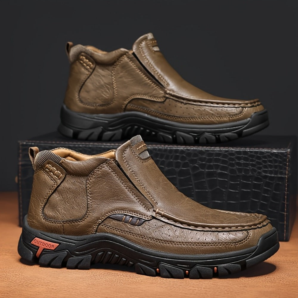 Men's Walking Shoes - Breathable Comfort & Cushioned Support
