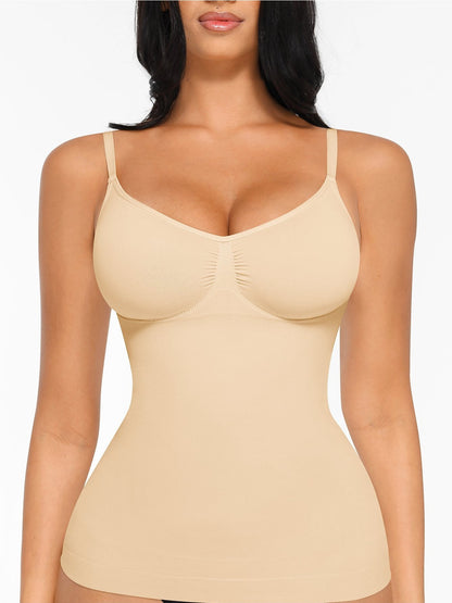 Womens Shapewear Tank Top Tummy Control Compression Cami Tanks Slimming Camisole Tops Shaping Shaper