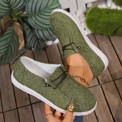 Comfortable Loafers - Super Lightweight, Breathable, Soft Sole, Round Toe, EVA Outsole, Women's Casual Everyday Shoes - All Seasons, Solid Colors, No Prints, Low-cut Flat Walking Shoes, Women Shoes, Sneakers