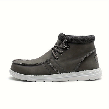Men's Boots - Slip-On Ease & Warm Lining