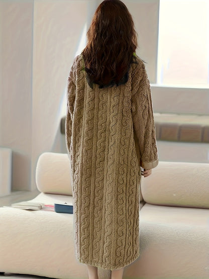 Women's Plush Robe - Plush Comfort
