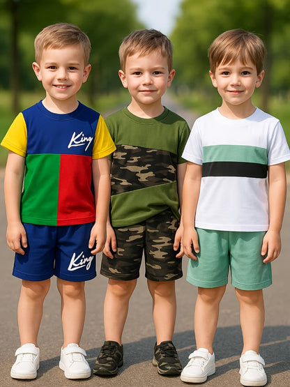 Boys' Casual Outfit Set - Summer 2517