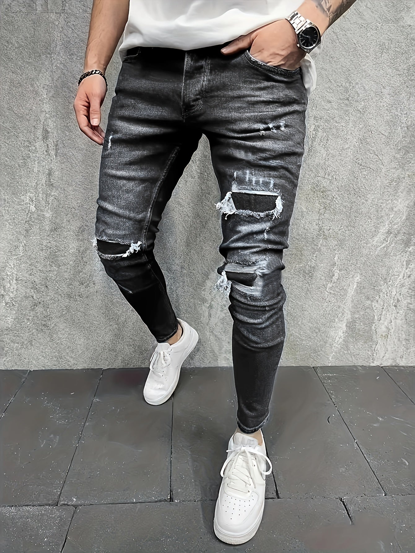 Men's Four-season Casual, Outdoor, Dating, Work, Business, Mature And Comfortable Jeans