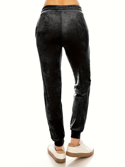 BCCSK Casual Velvet Jogger For Women/ Super Soft Warm Winter Leggings Yoga Pants/ Women'S Clothings
