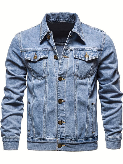 Men's Versatile Denim Pullover Coat Everyday 037