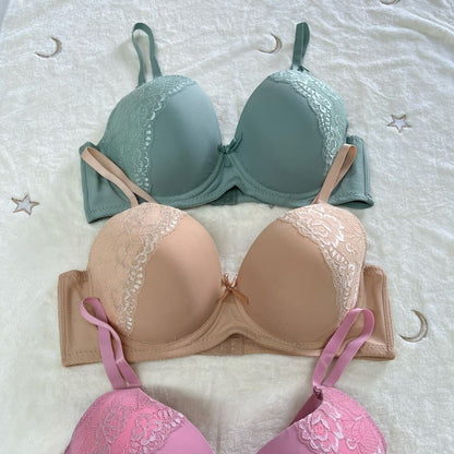 07 6Pack of Color 3Roe Button Bras B Cup and C Cup and D Cup and DD Cup