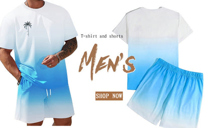 Men's Shirt and Shorts Set - Coordinated Summer Classic Edition